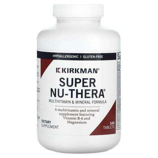 Основне фото товара Kirkman, Super Nu-Thera, Мультивітаміни для дітей, 540 таблеток