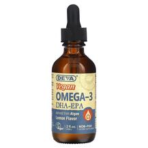 Омега 3 Vegan Omega-3 DHA-EPA Lemon Deva 60 мл