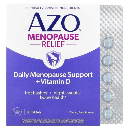 Основное фото товара Menopause Relief Daily Menopause, Поддержка менопаузы, 30 таблето
