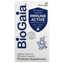 BioGaia, Пробиотики, Immune Active Probiotics, 60 капсул