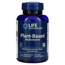 Life Extension, Мультивитамины, Plant-Based Multivitamin, 90 к...