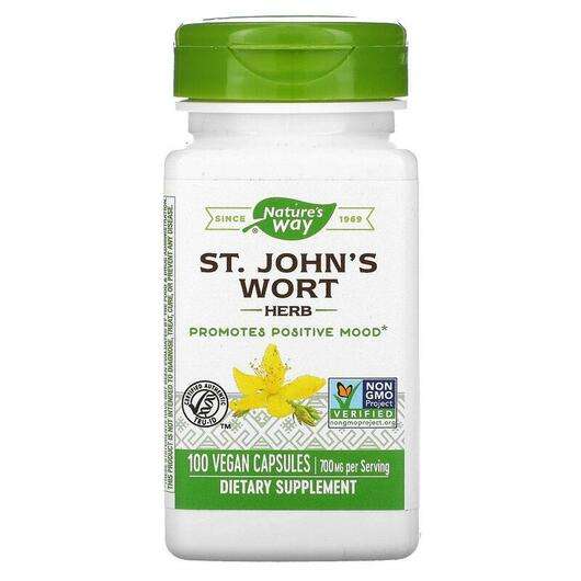 St. John's Wort 350 mg, Звіробій 350 мг, 100 капсул