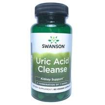 Swanson, Поддержка уровня мочевой кислоты, Uric Acid Cleanse, ...
