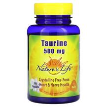 L-Таурин Taurine 500 mg Natures Life 100 капсул L-Таурин Taurine 500 mg Natures Life 100 капсул