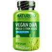 Фото товару Naturelo, Vegan DHA Omega-3 from Algae 800 mg, Омега 3, 120 Ve...