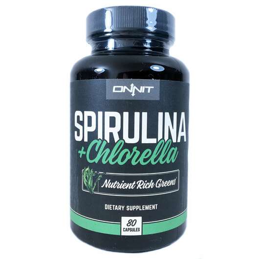 Spirulina + Chlorella, Спирулина + Хлорелла, 80 капсул