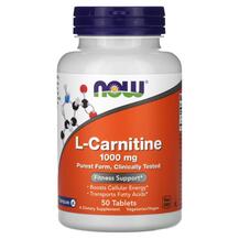 L-Carnitine 1000 mg L-Карнитин NOW 50 таблеток
