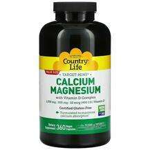 Country Life, Кальций Магний, Calcium Magnesium with Vitamin D...