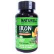 Фото товару Naturelo, Iron with Vitamin C, Залізо, 90 капсул