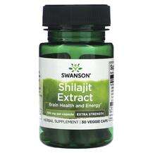 Swanson, Высокогорное мумие, Shilajit Extract 100 mg, 30 капсул