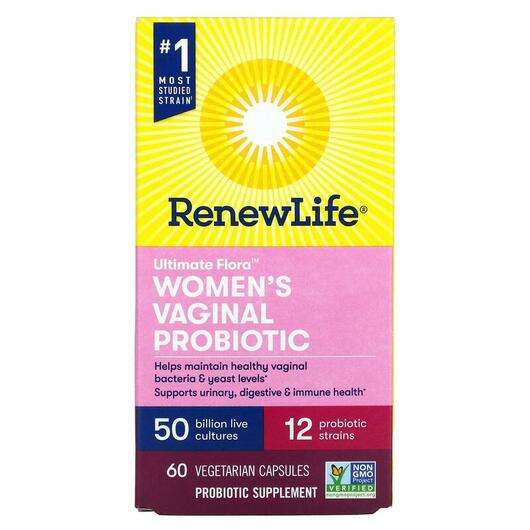 Основное фото товара Renew Life, Пробиотики, Ultimate Flora Women's Vaginal Probiot...