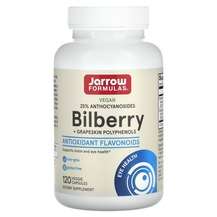 Jarrow Formulas, Черника + полифенолы 280 мг, Bilberry 280 mg,...