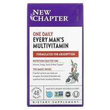 New Chapter, Every Man's One Daily Multivitamin, 48 Vegetarian...