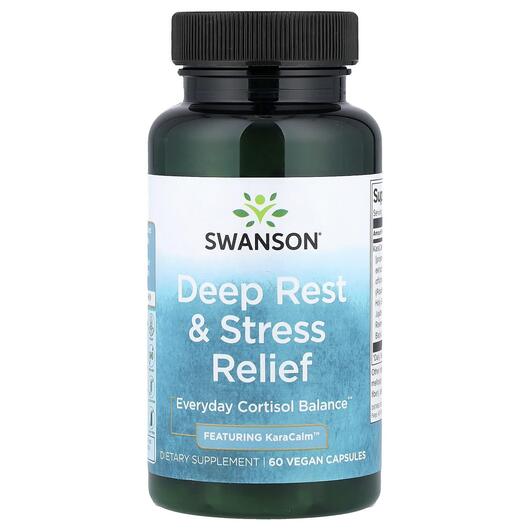 Основне фото товара Swanson, Deep Rest &amp; Stress Relief, Підтримка сну, 60 кап