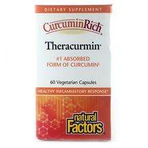 Natural Factors, CurcuminRich Theracurmin, Куркумін, 60 капсул