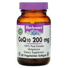 Bluebonnet, CoQ10 200 mg, Убіхінон 200 мг, 60 капсул