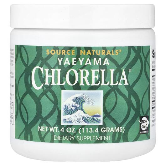 Основное фото товара Source Naturals, Хлорелла, Yaeyama Chlorella, 113.4 г