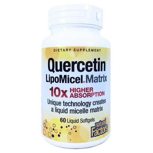 Quercetin LipoMicel, Липосомальный Кверцетин, 60 капсул