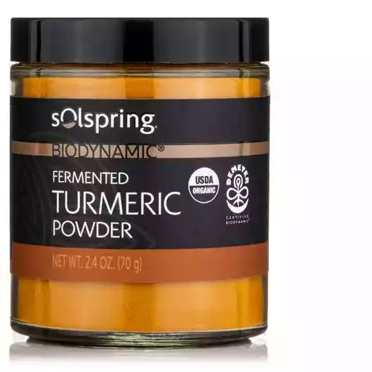 Фото товару Solspring Biodynamic Organic Fermented Turmeric Powder
