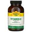 Фото товару Country Life, Vitamin C 500 mg, Вітамін С 500 мг, 250 таблеток