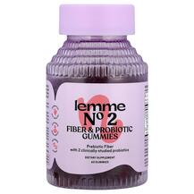 No2 Fiber & Probiotic Gummies Strawberry Пробиотики