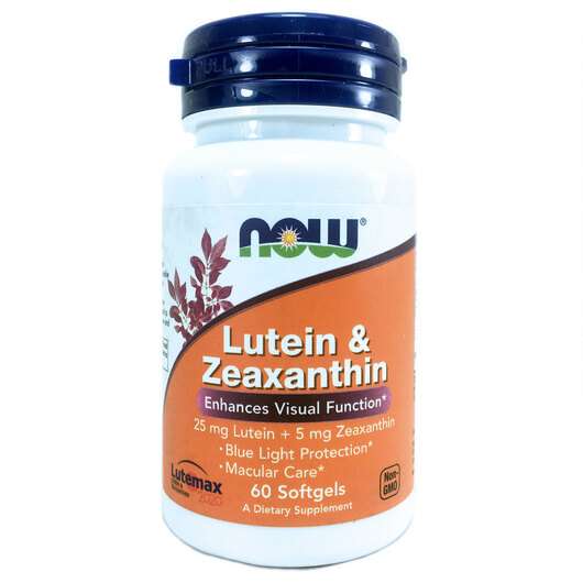 Lutein & Zeaxanthin, Лютеин і зеаксантин, 60 капсул