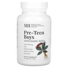 MH, Pre-Teen Boys Multivitamin, 60 Vegetarian Tablets