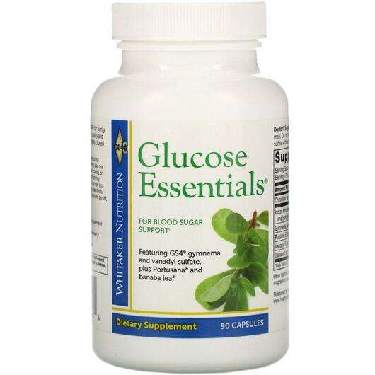 Glucose Essentials, Підтримка рівня цукру у крові, 90 капсул