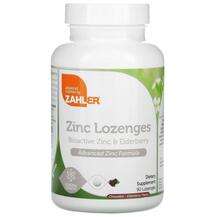 Zahler, Zinc Lozenges Bioactive Zinc & Elderberry Elderber...