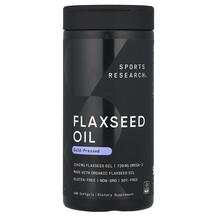 Лляна олія Flaxseed Oil Sports Research 200 капсул Лляна олія Flaxseed Oil Sports Research 200 капсул