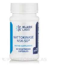 Klaire Labs SFI, Наттокиназа, Nattokinase NSK-SD, 60 капсул