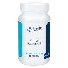 Klaire Labs SFI, Active B12-Folate, B12 + фолат, 60 таблеток