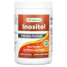 Best Naturals, Inositol, Вітамін B8 Інозитол, 454 г