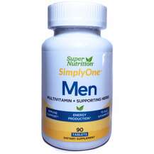 Super Nutrition, SimplyOne Men's Multivitamin, Вітаміни д...