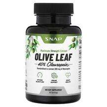 Snap Supplements, Экстракт оливковых листьев, Olive Leaf Maxim...