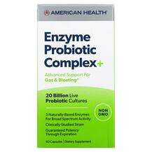 American Health, Enzyme Probiotic Complex+ 20 Billion CFU, 60 ...
