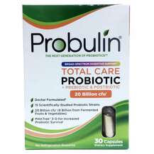 Probulin, Total Care Probiotic 20 Billion CFU, Пробіотики, 30 ...