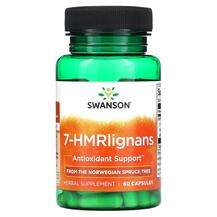 Swanson, 7-HMRlignans, Антиоксиданти, 60 капсул