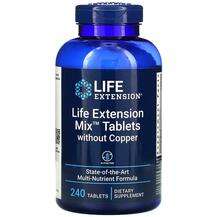 Life Extension, Витамины, Mix without Copper, 240 капсул