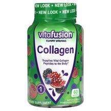 VitaFusion, Collagen Gummies Natural Berry Pomegranate, Колаге...