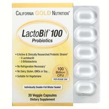 LactoBif 100, Пробіотики Лактобіф 100 млрд, 30 капсул