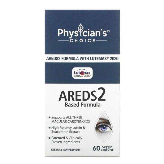 Основне фото товара Physician's Choice, Areds2 Based Formula, Підтримка здоров'я з...
