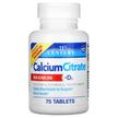 21st Century, Calcium Citrate Maximum + D3, Кальцій, 75 таблеток