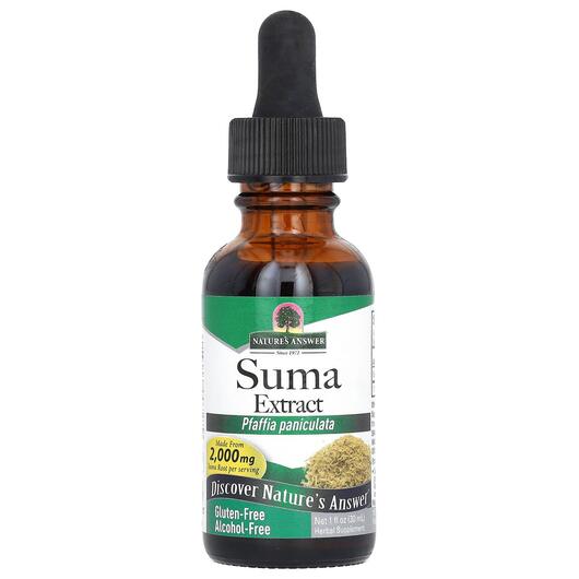 Основное фото товара Травяные добавки, Suma Pfaffia Paniculata 2000 mg, 30 мл