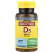 Nature Made, Витамин D, Vitamin D3 1000 IU 90 +, 10 жидких капсул