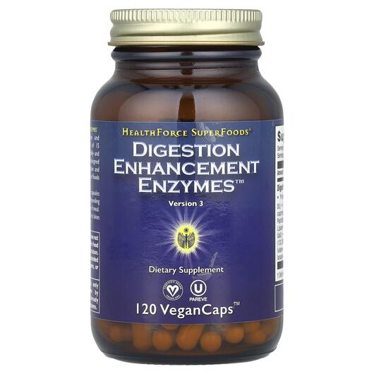 Основное фото товара Суперфуд, Digestion Enhancement Enzymes, 120 капсул