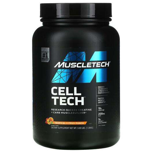 Основне фото товара Cell Tech Research-Backed Creatine + Carb Musclebuilder Tropic...