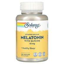 Solaray, Extended Release Melatonin With Glycine 10 mg, Мелато...