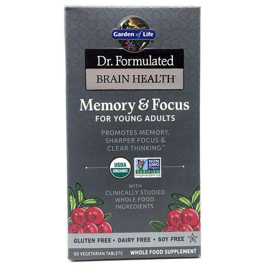 Основне фото товара Dr. Formulated Brain Health Memory & Focus for Young Adult...