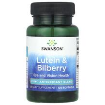 Lutein & Bilberry Лютеин и Черника Swanson Lutein & Bilberry Лютеин и Черника Swanson